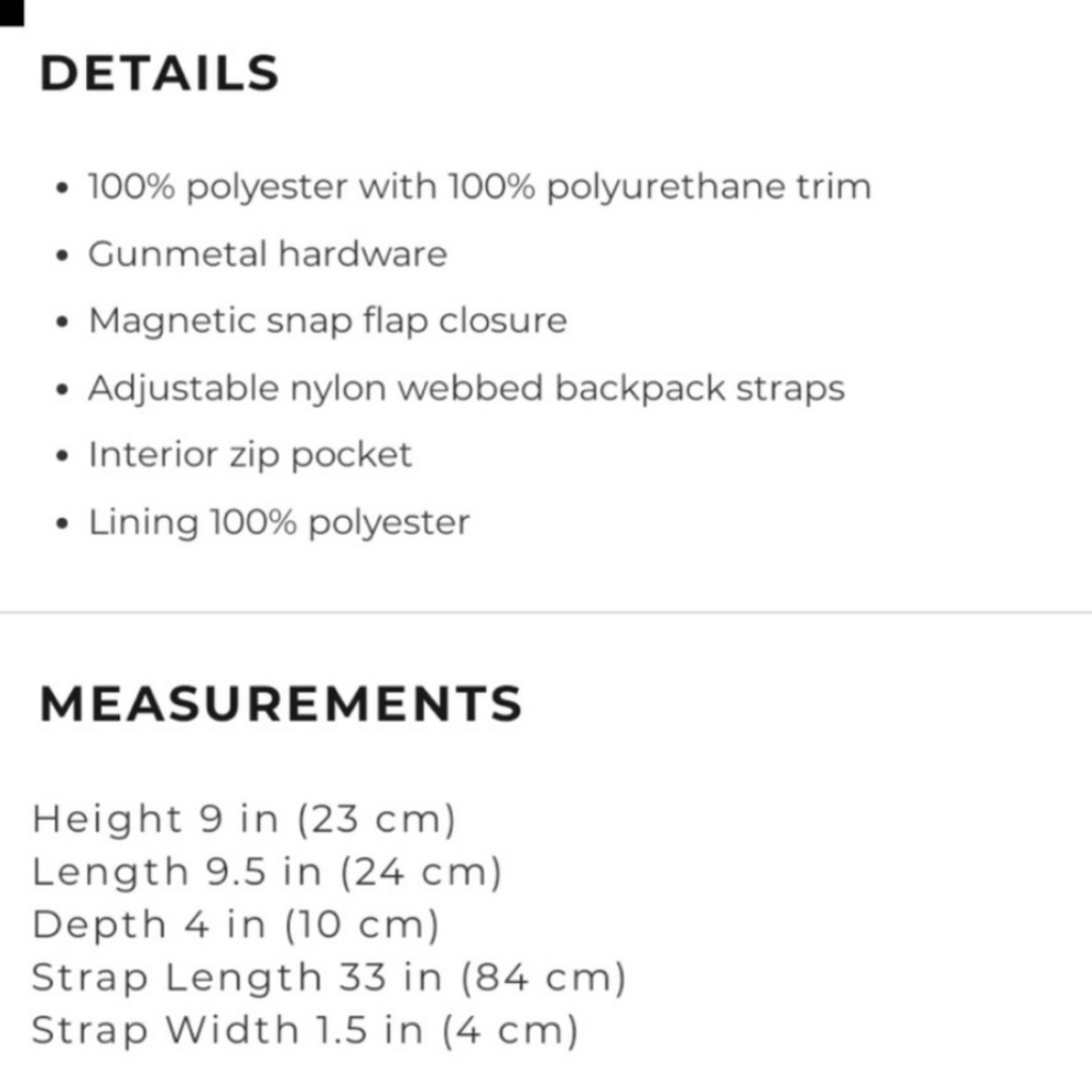 New Botkier Mini Trigger Backpack - Picture 5 of 6